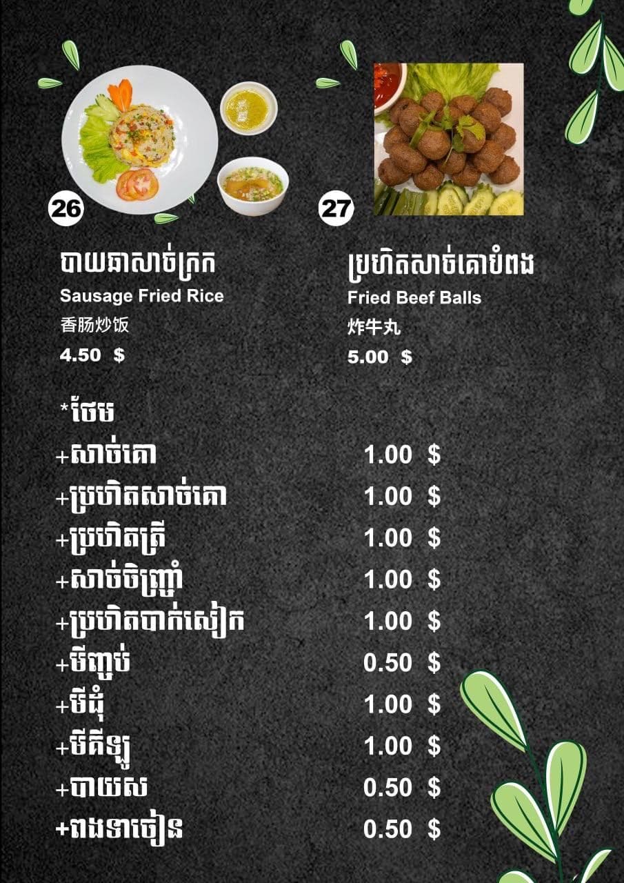 Menu 26 to 27 and Addons
